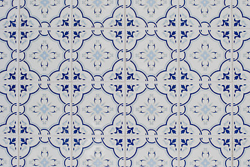 Image showing Portuguese glazed tiles 116