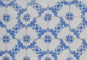 Image showing Portuguese glazed tiles 118