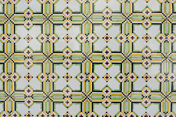 Image showing Portuguese glazed tiles 121