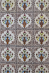 Image showing Portuguese glazed tiles 122