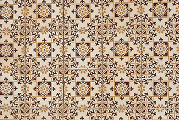 Image showing Portuguese glazed tiles 125