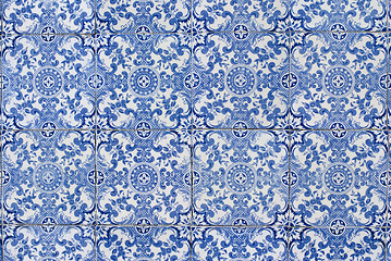 Image showing Portuguese glazed tiles 126