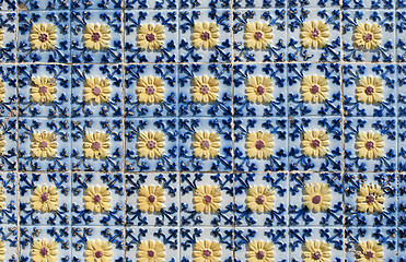 Image showing Portuguese glazed tiles 129