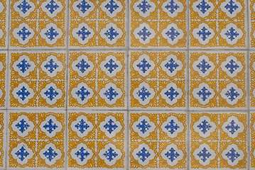 Image showing Portuguese glazed tiles 130