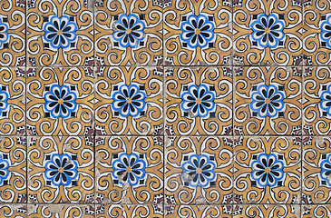 Image showing Portuguese glazed tiles 134