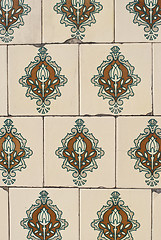 Image showing Portuguese glazed tiles 137