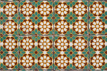 Image showing Portuguese glazed tiles 138