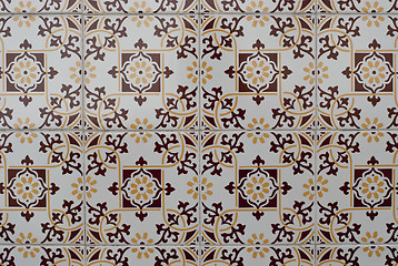 Image showing Portuguese glazed tiles 148