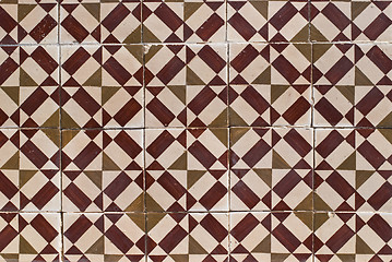 Image showing Portuguese glazed tiles 174