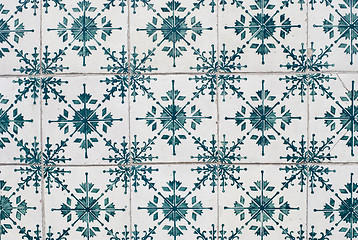 Image showing Portuguese glazed tiles 170