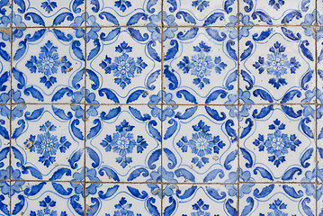 Image showing Portuguese glazed tiles 167