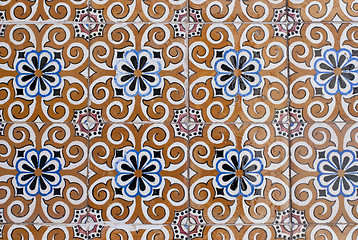 Image showing Portuguese glazed tiles 166