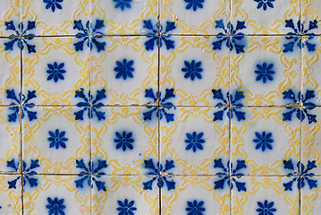 Image showing Portuguese glazed tiles 165