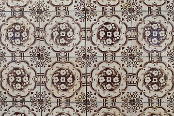 Image showing Portuguese glazed tiles 164