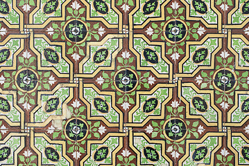 Image showing Portuguese glazed tiles 162