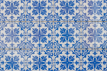 Image showing Portuguese glazed tiles 158