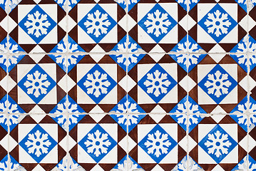 Image showing Portuguese glazed tiles 155
