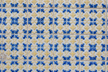 Image showing Portuguese glazed tiles 150