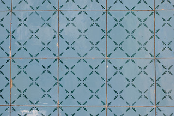 Image showing Portuguese glazed tiles 149