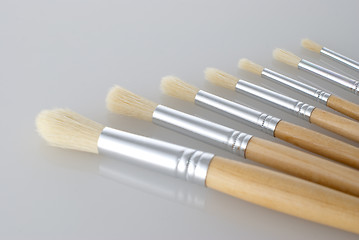 Image showing Rounded brushes