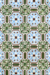 Image showing Portuguese glazed tiles 042