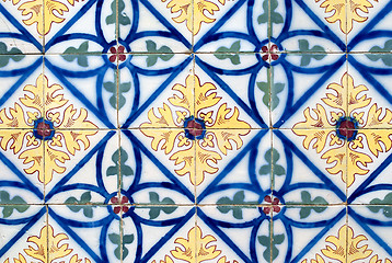 Image showing Portuguese glazed tiles 014