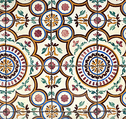 Image showing Portuguese glazed tiles 021