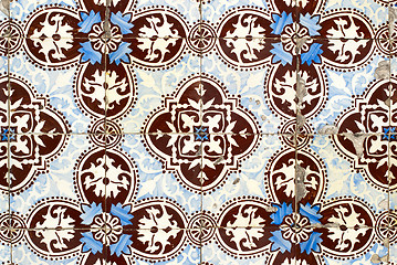 Image showing Portuguese glazed tiles 009