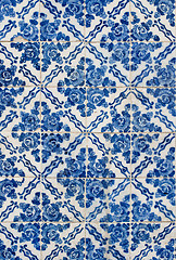 Image showing Portuguese glazed tiles 177