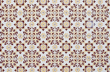 Image showing Portuguese glazed tiles 179