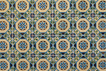 Image showing Portuguese glazed tiles 182