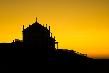 Image showing  Sunset chapel