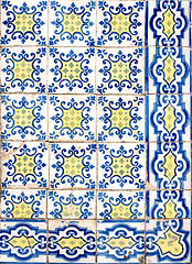 Image showing Portuguese glazed tiles 051