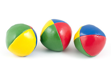 Image showing Juggling balls