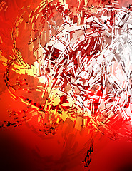 Image showing Red 3D Background
