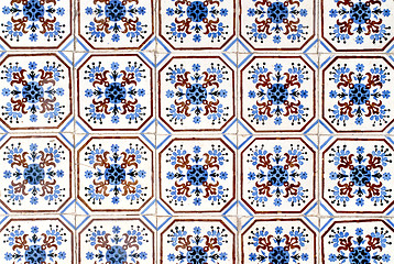Image showing Portuguese glazed tiles 010