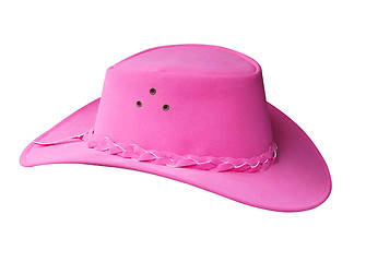 Image showing PinK Suede Cowgirl Hat