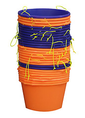 Image showing Colorful Buckets