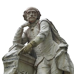 Image showing Shakespeare statue