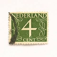 Image showing Netherlands stamp