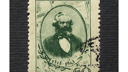 Image showing Karl Marx stamp, USSR, 1943