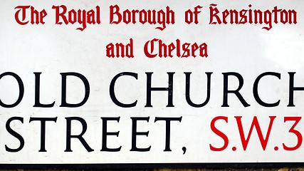 Image showing Street sign