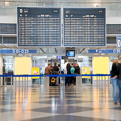 Image showing airport check-in