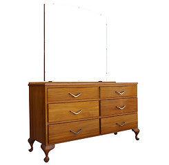 Image showing Antique Dressing Table with Mirror 