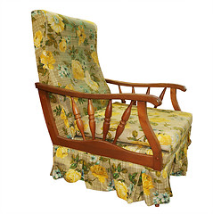 Image showing Floral Armchair