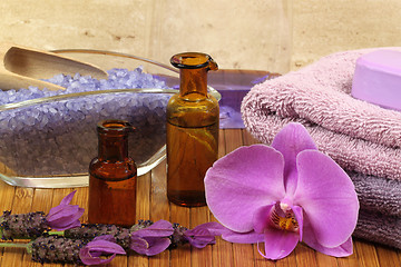 Image showing Lavender spa