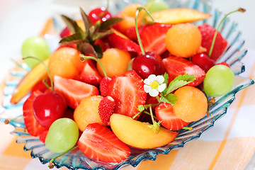 Image showing Fresh summer fruits