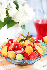 Image showing Fresh summer fruits