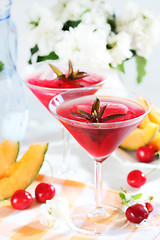 Image showing Refreshing summer cocktail