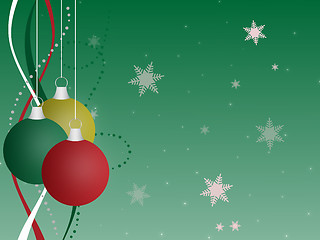 Image showing Christmas Ornament Background